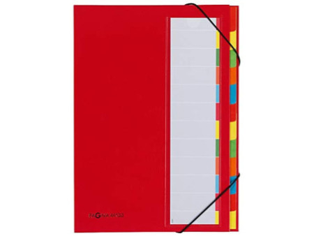 PAGNA trieur DESKORGANIZER Color, 12 poches, bleu
