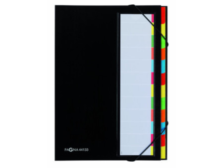 PAGNA trieur DESKORGANIZER Color, 12 poches, noir