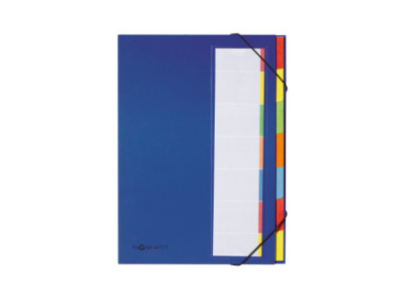 PAGNA Trieur DESKORGANIZER Color, 7 poches, bleu