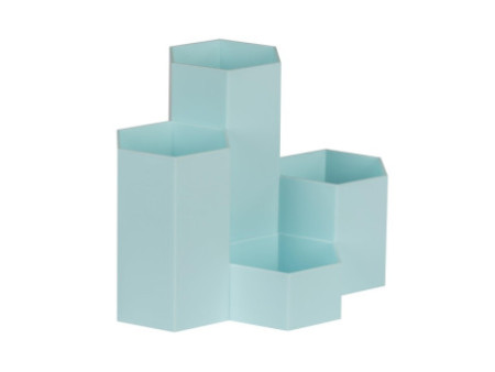 WEDO Multipot HONEYCOMB, 4 compartiments, PP, turquoise