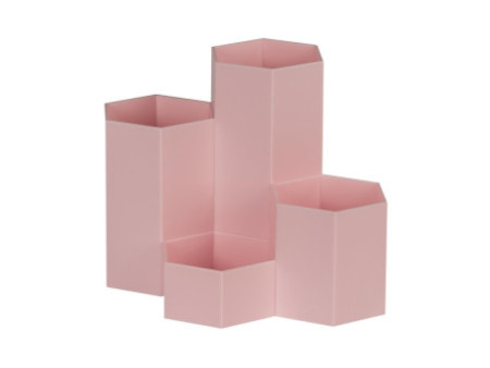 WEDO Multipot HONEYCOMB, 4 compartiments, PP, rose