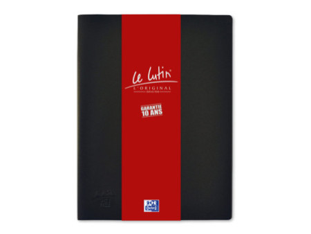Oxford Protège-documents 'Le Lutin', A4, 80 pochettes, noir