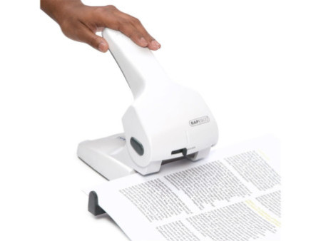 RAPESCO Perforateur Zero-65, 65 feuilles, blanc