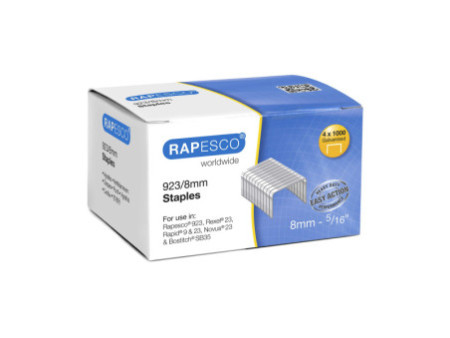 RAPESCO Agrafes 923/8, 4.000 pièces, galvanisé