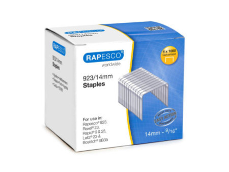 RAPESCO Agrafes 923/14, 4.000 pièces, galvanisé