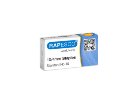 RAPESCO Agrafes 10/4, 1.000 pièces, galvanisé
