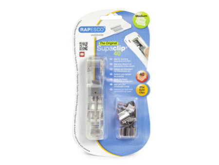 RAPESCO Pince distributrice de clip Supaclip 40, transparent