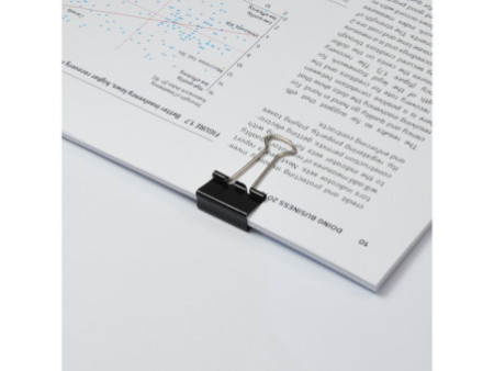 RAPESCO Pince double clip, largeur: 19 mm, noir