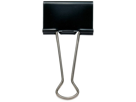 RAPESCO Pinces double clip, largeur: 25 mm, noir