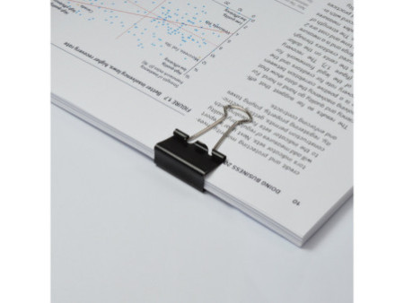 RAPESCO Pinces double clip, largeur: 25 mm, noir