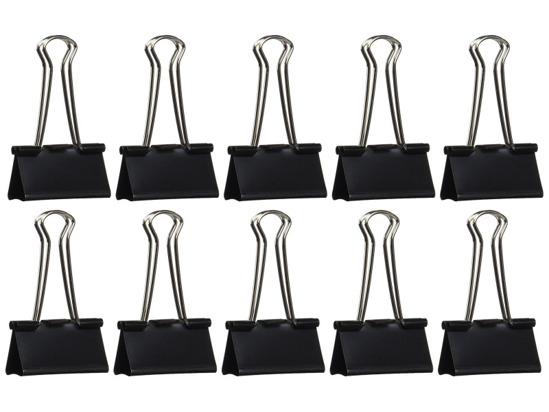 RAPESCO Pinces double clip, largeur: 41 mm, noir