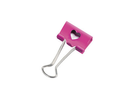 RAPESCO Pince double clip, (L)19 mm, Smile, bleu clair