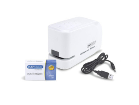 RAPESCO Agrafeuse électrique 626EL, blanc