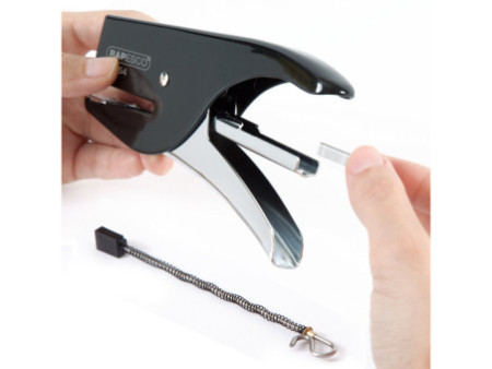 RAPESCO Pince agrafeuse SP-64 (6/4 & 21/4 mm) chrome/noir