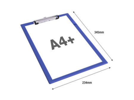 RAPESCO Porte-bloc Standard, A4, plastifié, bleu