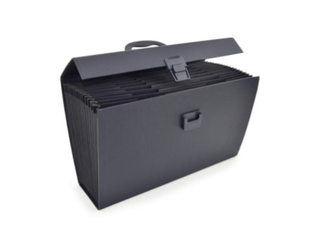 RAPESCO Trieur valisette, A4, 19 compartiments, noir