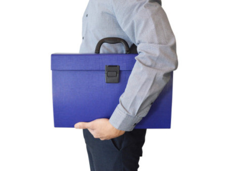 RAPESCO Trieur valisette, A4, 19 compartiments, bleu