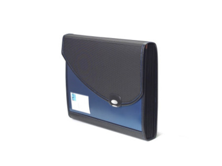 RAPESCO Trieur valisette Designer, A4+, 7 compartiments bleu