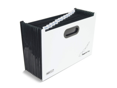 RAPESCO Trieur à soufflets SupaFile Plus, A4+, blanc