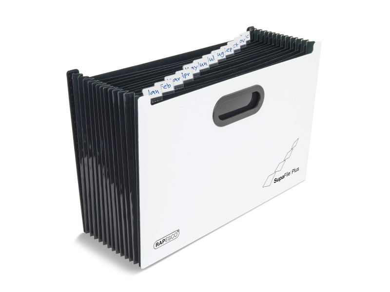RAPESCO Trieur à soufflets SupaFile Plus, A4+, blanc