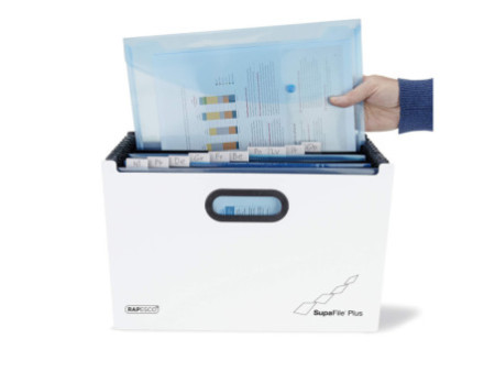 RAPESCO Trieur à soufflets SupaFile Plus, A4+, blanc