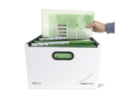 RAPESCO Trieur à soufflets SupaFile Plus, A4+, blanc