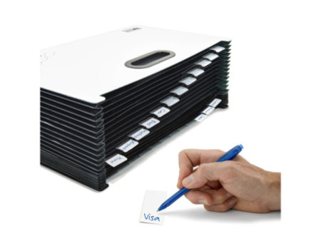 RAPESCO Trieur à soufflets SupaFile Plus, A4+, blanc