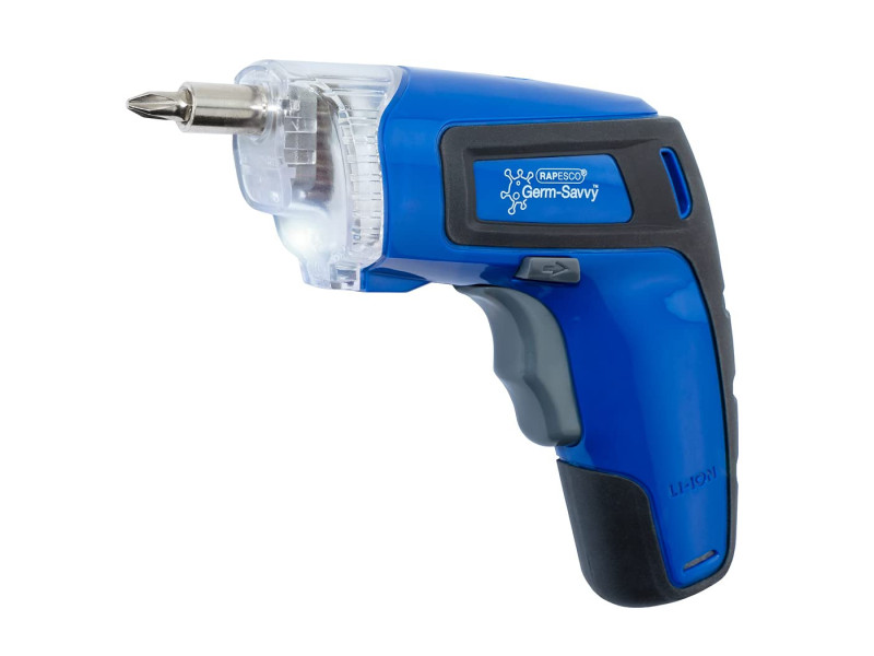 RAPESCO Visseuse sans fil, 3,6 V, antibactérien, bleu