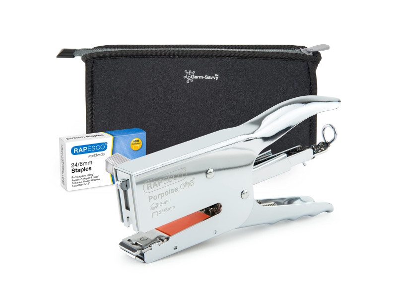 RAPESCO Agrafeuse pince Porpoise ONE, chromée