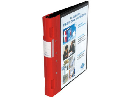 WEDO ERGOGRIP Classeur de présentation, 38 mm, rouge, A4