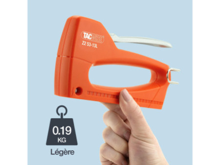 TACWISE Agrafeuse manuelle Z2 53-13L, plastique, orange/