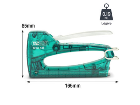 TACWISE Agrafeuse manuelle Z2 53-13T, plastique, vert/