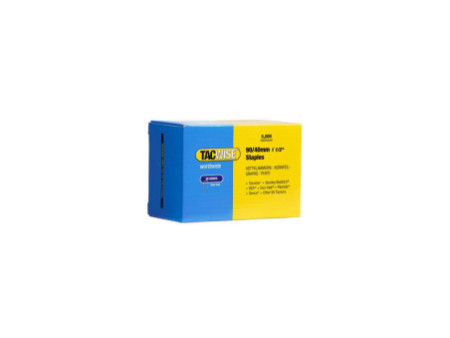 TACWISE Agrafes étroites 90/40 mm galvanisées, 5.000 pièces