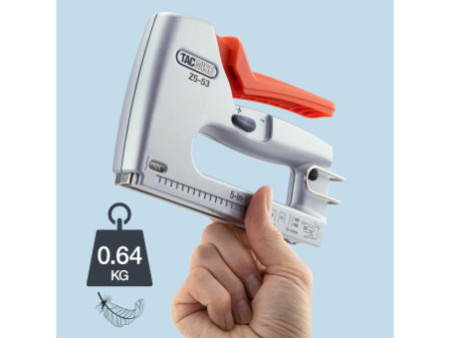 TACWISE Agrafeuse/cloueuse Z5-140 (5 en 1), argent/orange