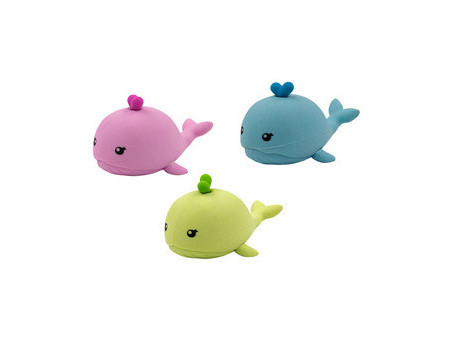 WEDO Gomme en plastique baleine 'MOBY', assorti