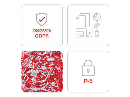 HSM Destructeur de documents P44i, particules: 1,9 x 15 mm
