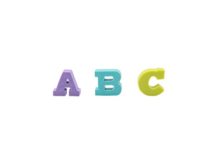 WEDO Gomme en plastique ABC, 26 pièces dans une boîte