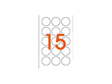 APLI Pastille de signalisation, diamètre: 19 mm, rouge