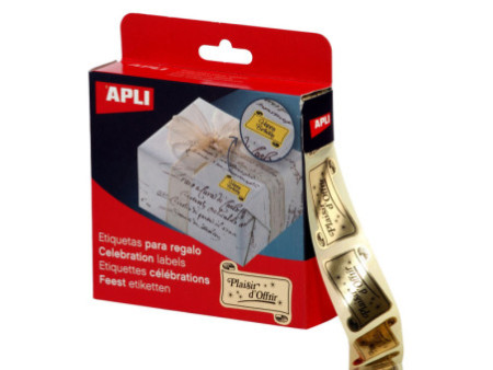 APLI Etiquette adhésive 'Plaisir d'offrir'