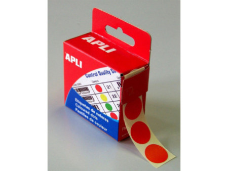 APLI Pastille de signalisation, diamètre: 15 mm, rouge