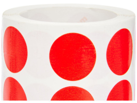 APLI Kids Gommette de couleur en rouleau, rouge