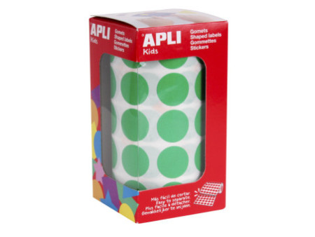 APLI Kids Gommette de couleur en rouleau, vert
