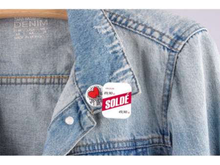 APLI Pistolet textile Banok's 503 S, gris/bleu