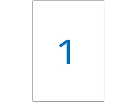 APLI Etiquette d'adresse, 210 x 297 mm, vert fluo