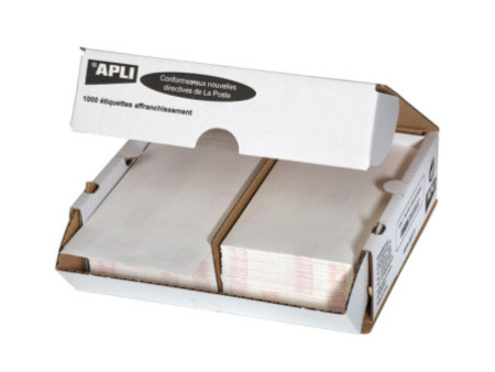 APLI Etiquette d'affranchissement, 175 x 45 mm, blanc