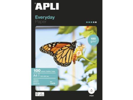APLI Papier photo everyday, A4, 180 g/m2, brillant