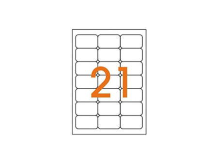 APLI Etiquette, résistant aux intempéries, 63,5 x 38,1 mm