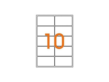 APLI Etiquette, résistant aux intempéries, 99,1 x 57 mm