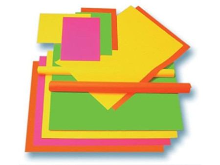 APLI Papier affiche, 400 x 600 mm, jaune fluo