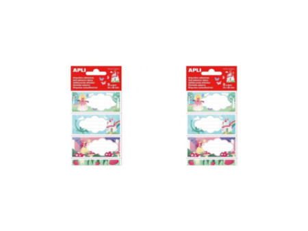 APLI kids Etiquettes pour livre 'princesses', 36 x 81 mm